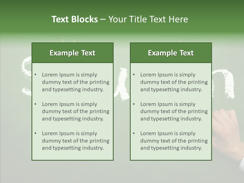 Work Background Touch PowerPoint Template