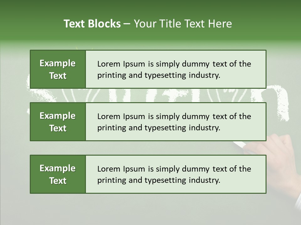 Work Background Touch PowerPoint Template