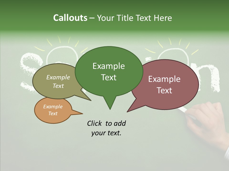 Work Background Touch PowerPoint Template