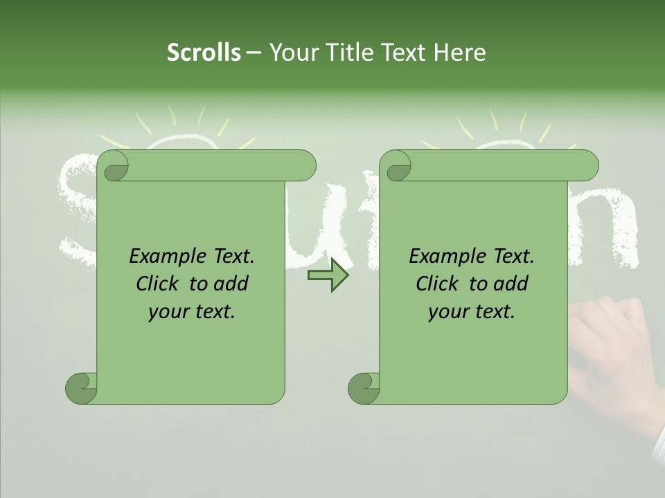 Work Background Touch PowerPoint Template