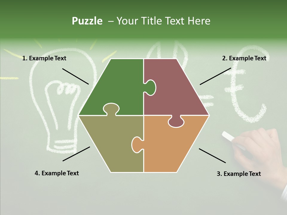 Arbeit Selbstuendig Geld PowerPoint Template