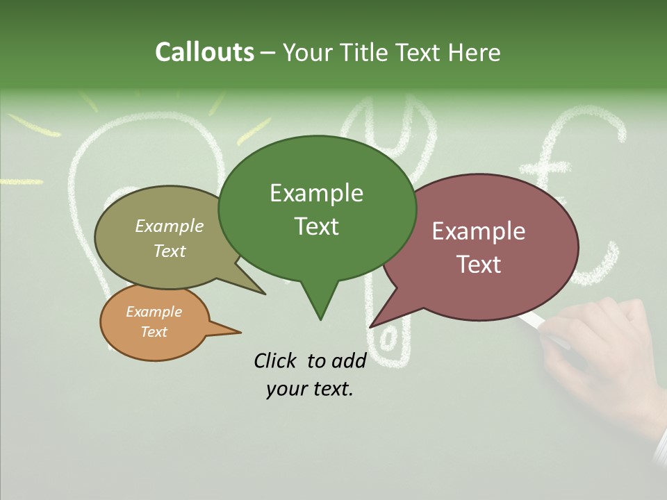 Arbeit Selbstuendig Geld PowerPoint Template