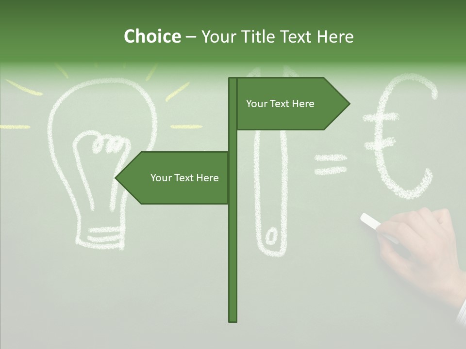 Arbeit Selbstuendig Geld PowerPoint Template