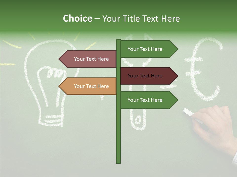 Arbeit Selbstuendig Geld PowerPoint Template