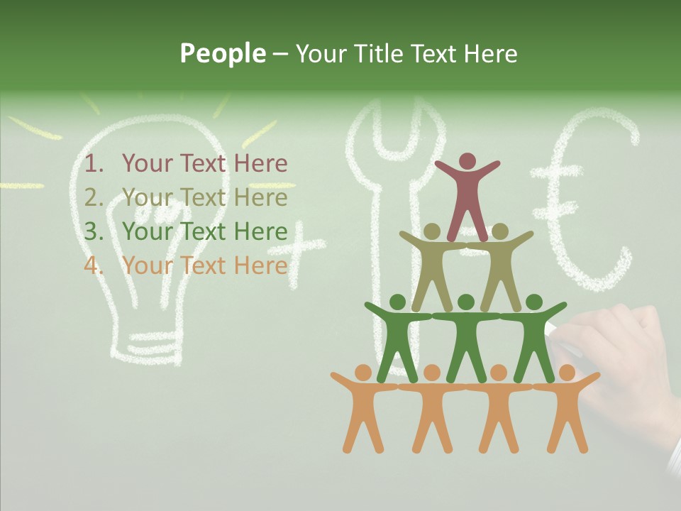 Arbeit Selbstuendig Geld PowerPoint Template