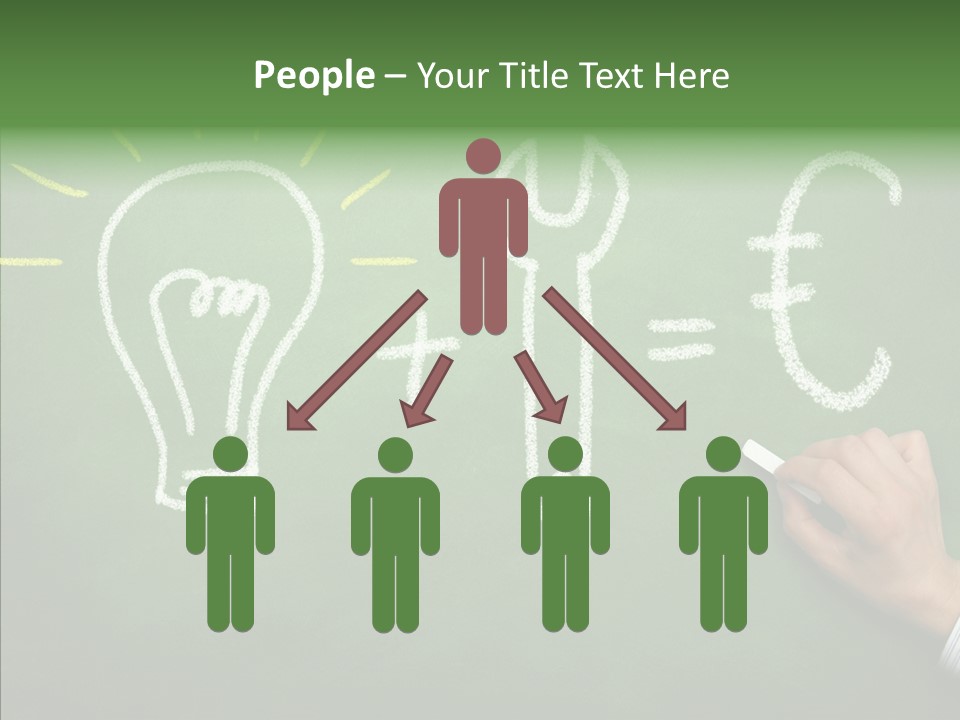 Arbeit Selbstuendig Geld PowerPoint Template