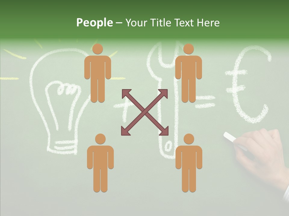 Arbeit Selbstuendig Geld PowerPoint Template