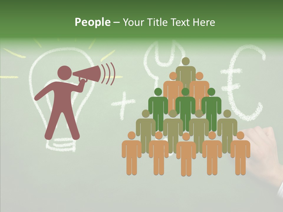 Arbeit Selbstuendig Geld PowerPoint Template