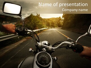 Rider Bar Speed PowerPoint Template
