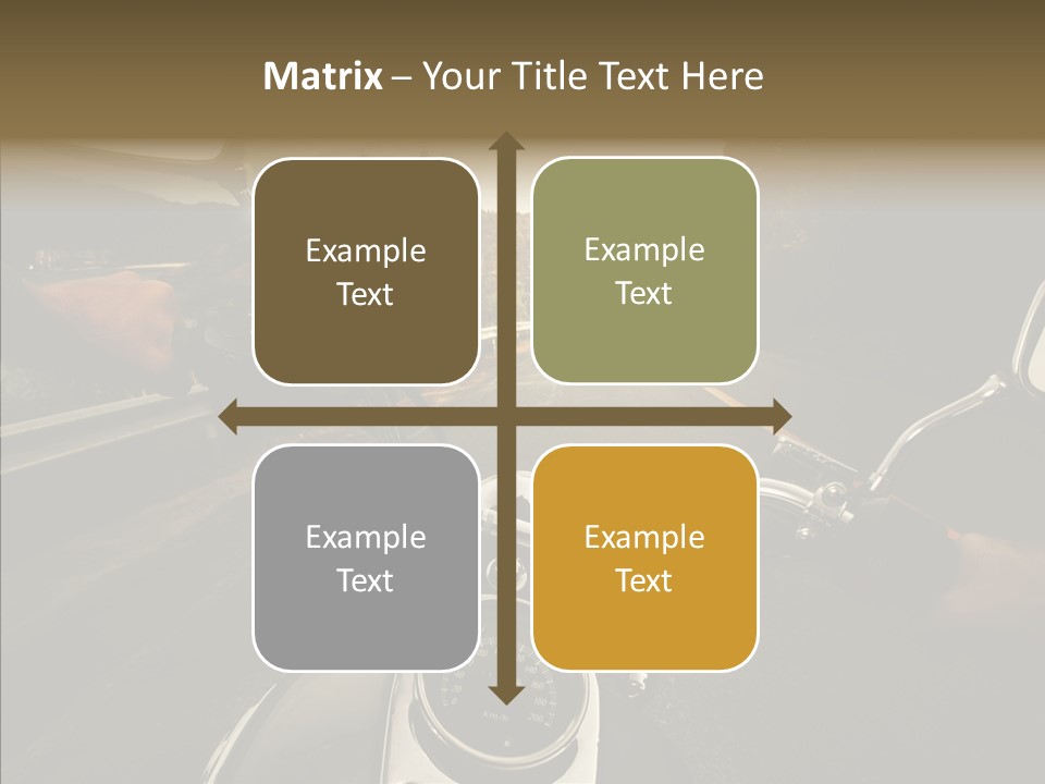 Rider Bar Speed PowerPoint Template