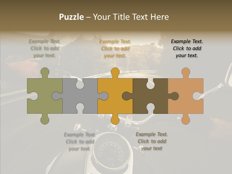 Rider Bar Speed PowerPoint Template