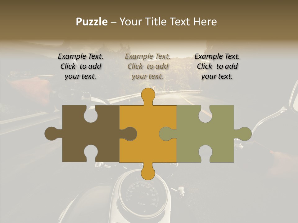 Rider Bar Speed PowerPoint Template