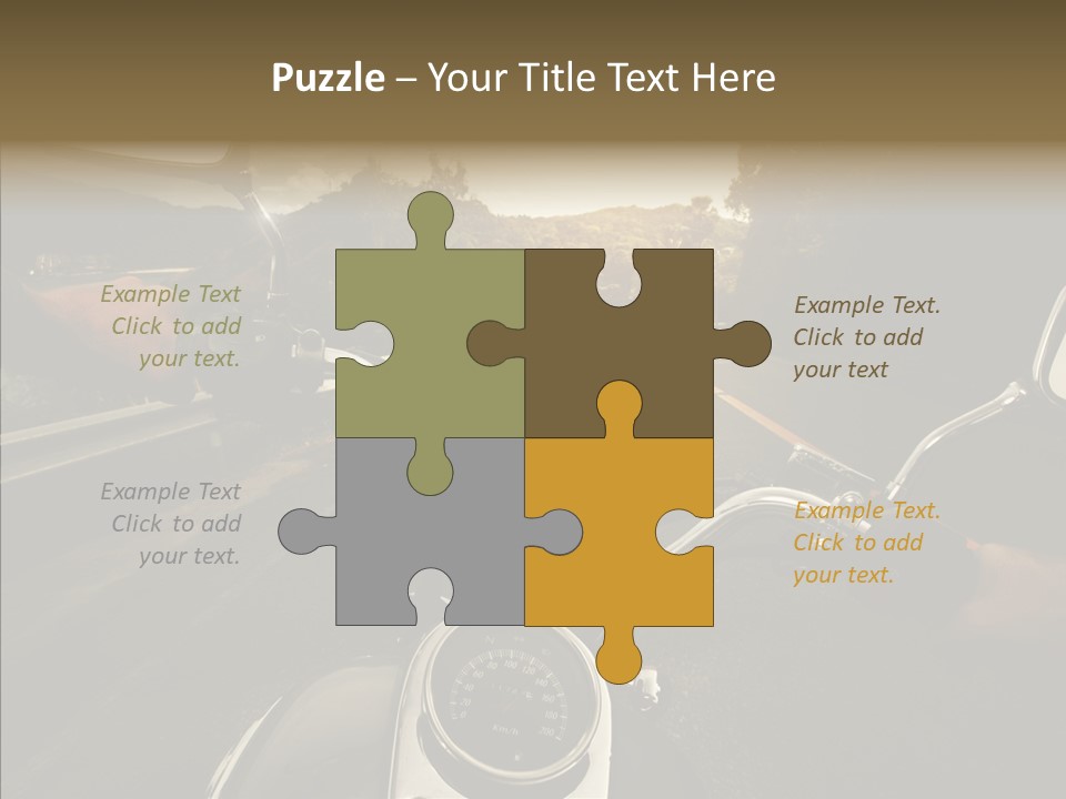 Rider Bar Speed PowerPoint Template