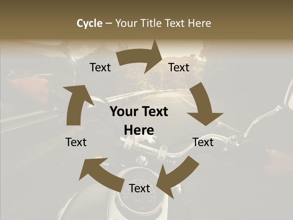 Rider Bar Speed PowerPoint Template