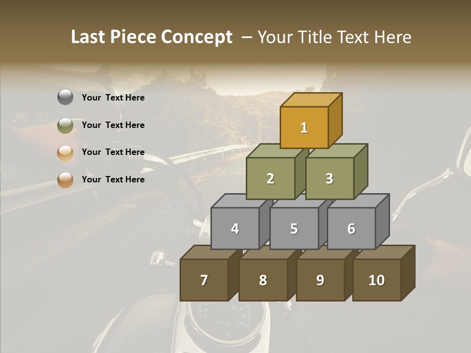 Rider Bar Speed PowerPoint Template