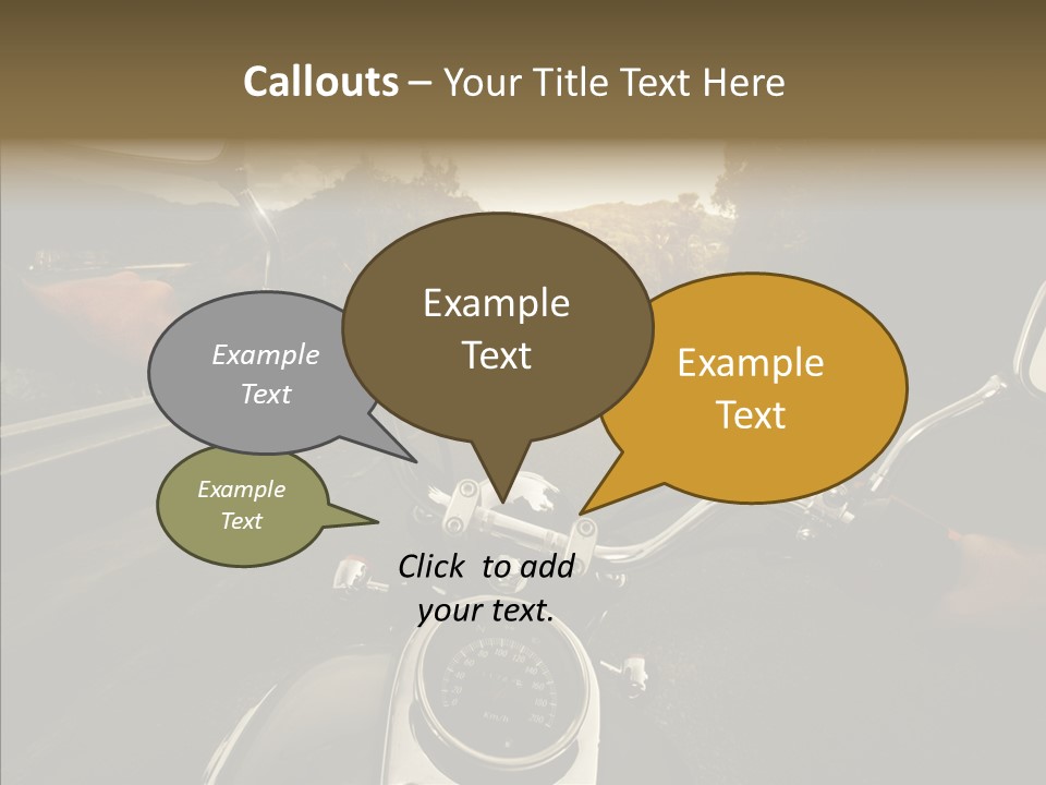 Rider Bar Speed PowerPoint Template