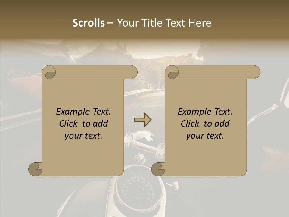 Rider Bar Speed PowerPoint Template