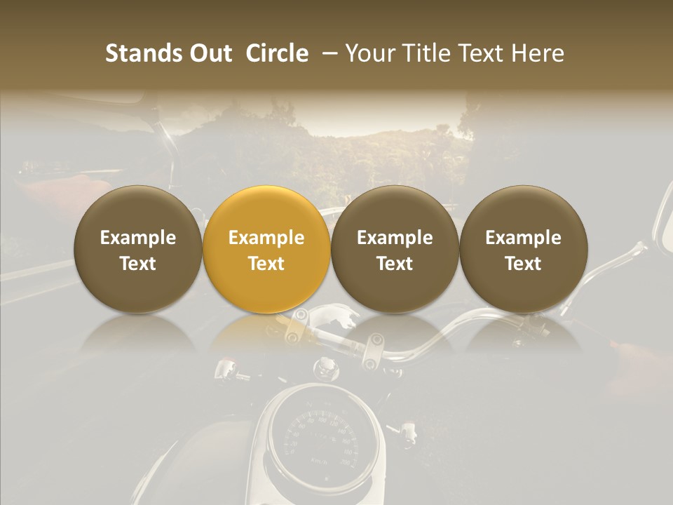 Rider Bar Speed PowerPoint Template