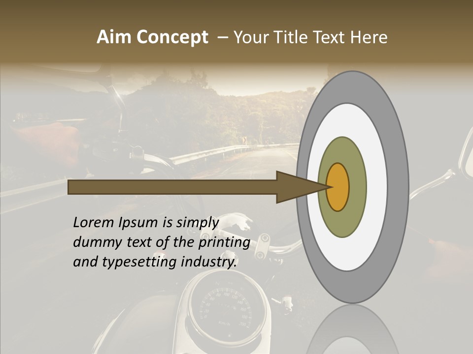 Rider Bar Speed PowerPoint Template