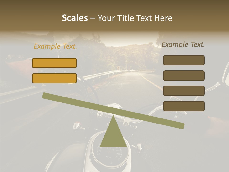 Rider Bar Speed PowerPoint Template