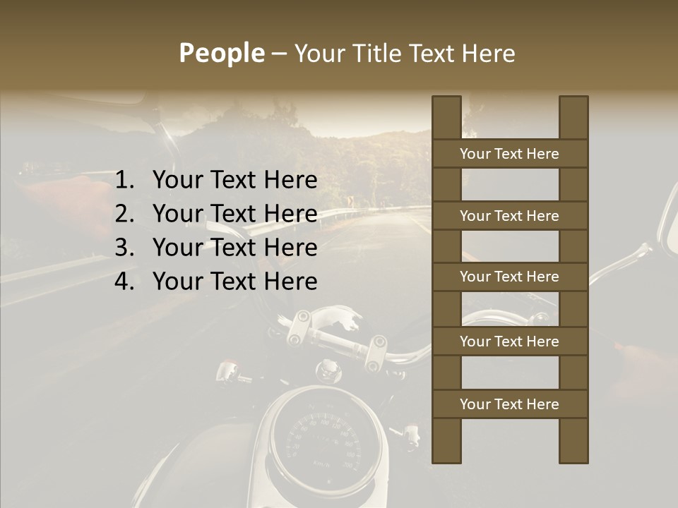 Rider Bar Speed PowerPoint Template