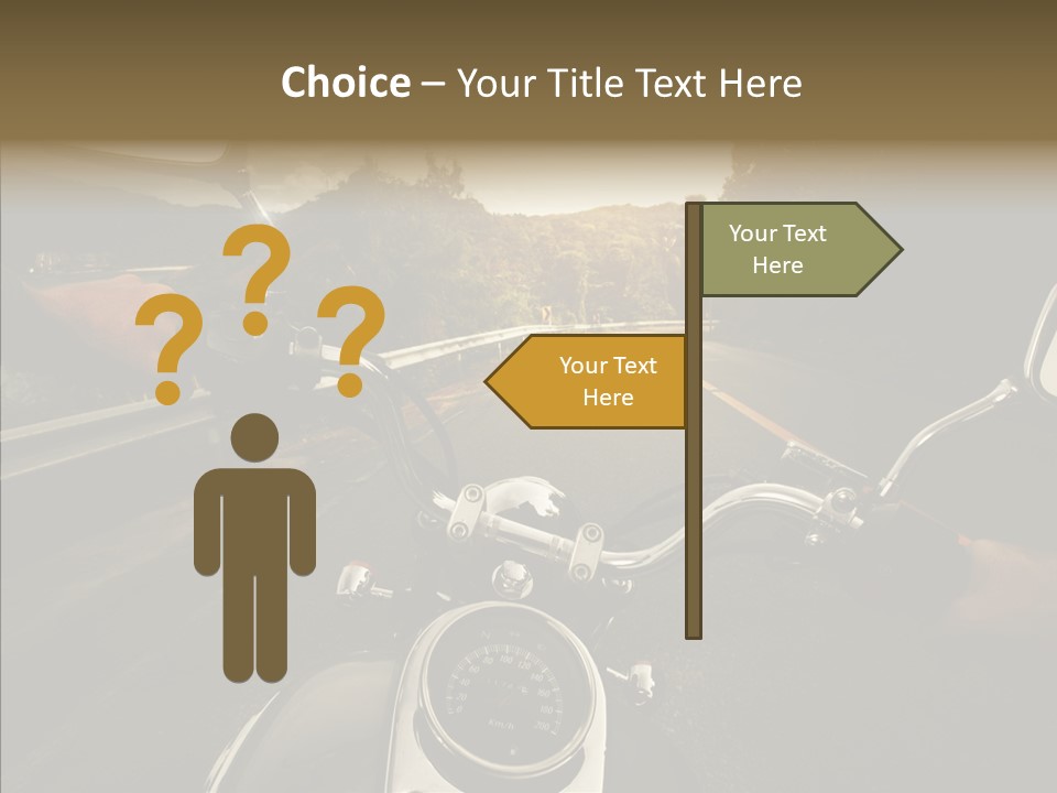 Rider Bar Speed PowerPoint Template