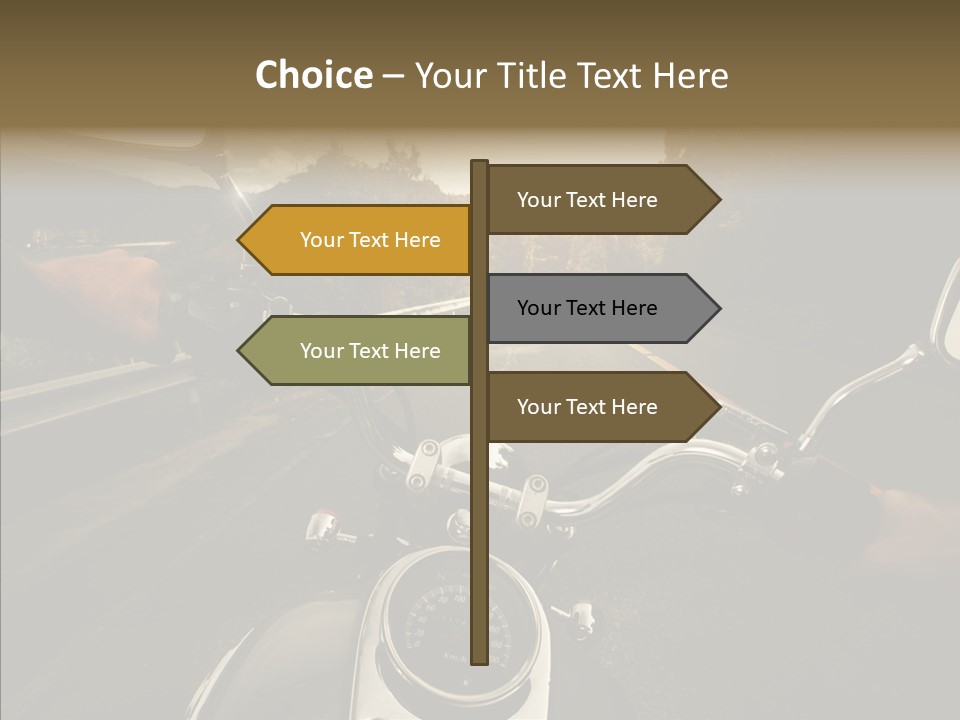 Rider Bar Speed PowerPoint Template