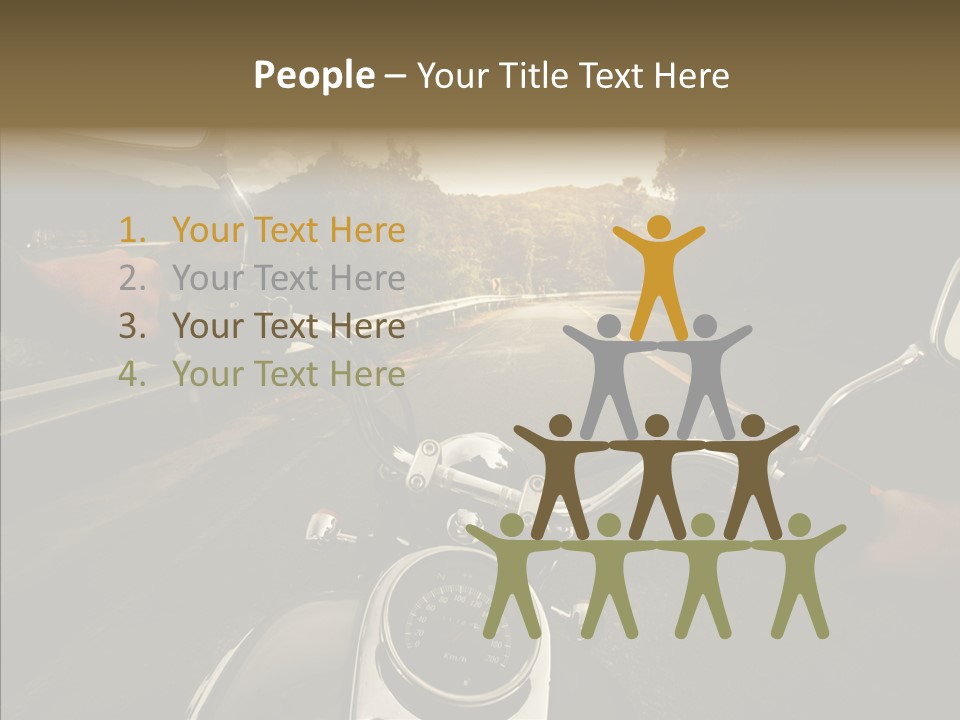 Rider Bar Speed PowerPoint Template