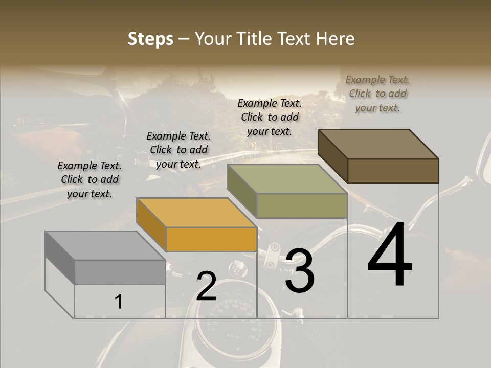 Rider Bar Speed PowerPoint Template