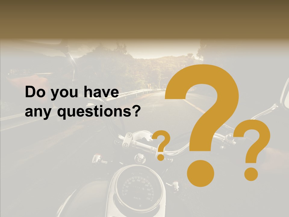 Rider Bar Speed PowerPoint Template