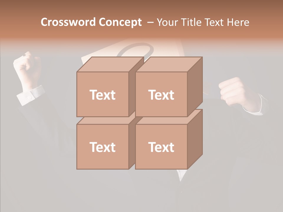 Hiding Drawn Doubt PowerPoint Template