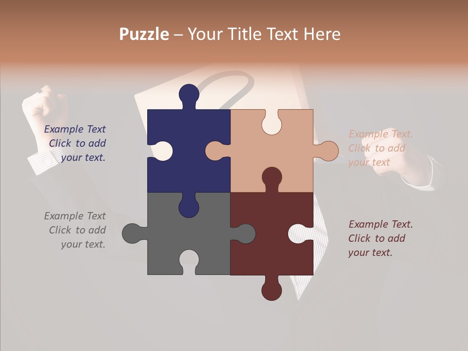 Hiding Drawn Doubt PowerPoint Template