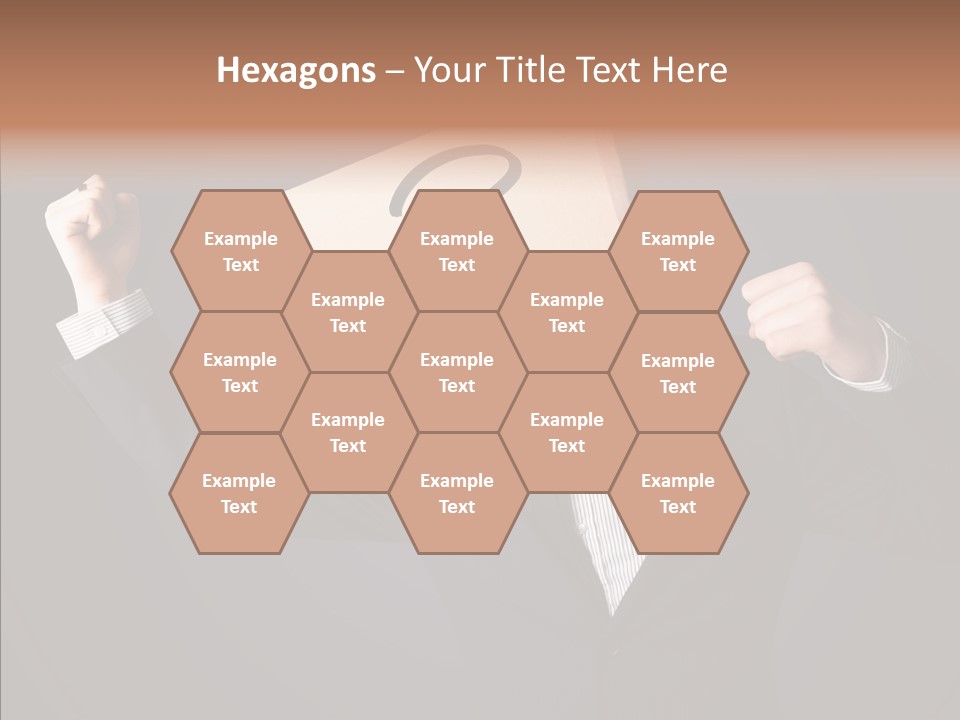 Hiding Drawn Doubt PowerPoint Template