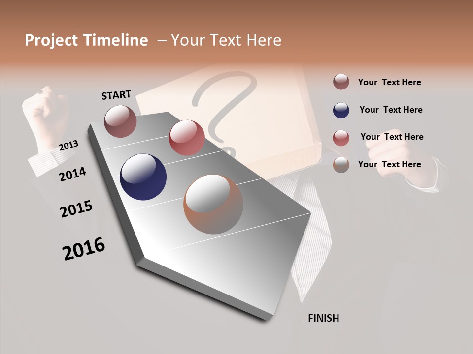 Hiding Drawn Doubt PowerPoint Template