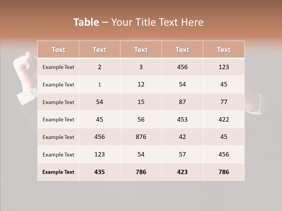 Hiding Drawn Doubt PowerPoint Template