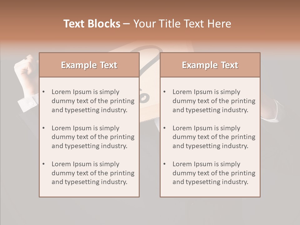Hiding Drawn Doubt PowerPoint Template