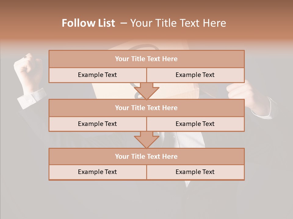Hiding Drawn Doubt PowerPoint Template