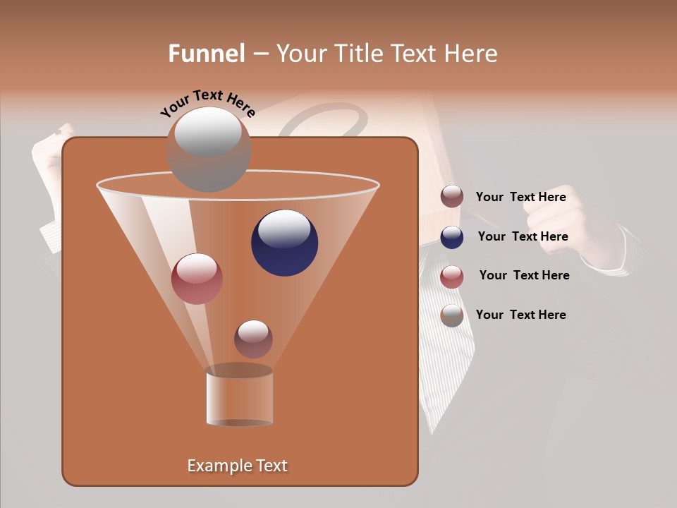 Hiding Drawn Doubt PowerPoint Template
