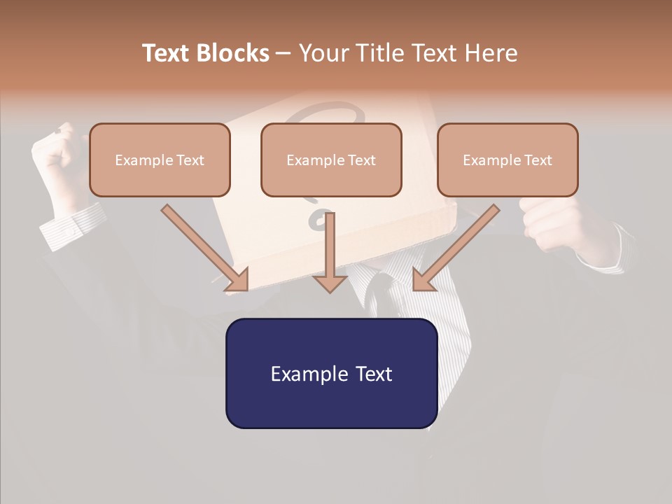Hiding Drawn Doubt PowerPoint Template