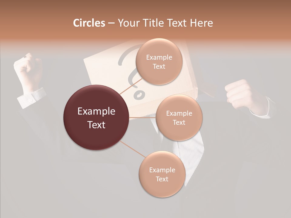 Hiding Drawn Doubt PowerPoint Template