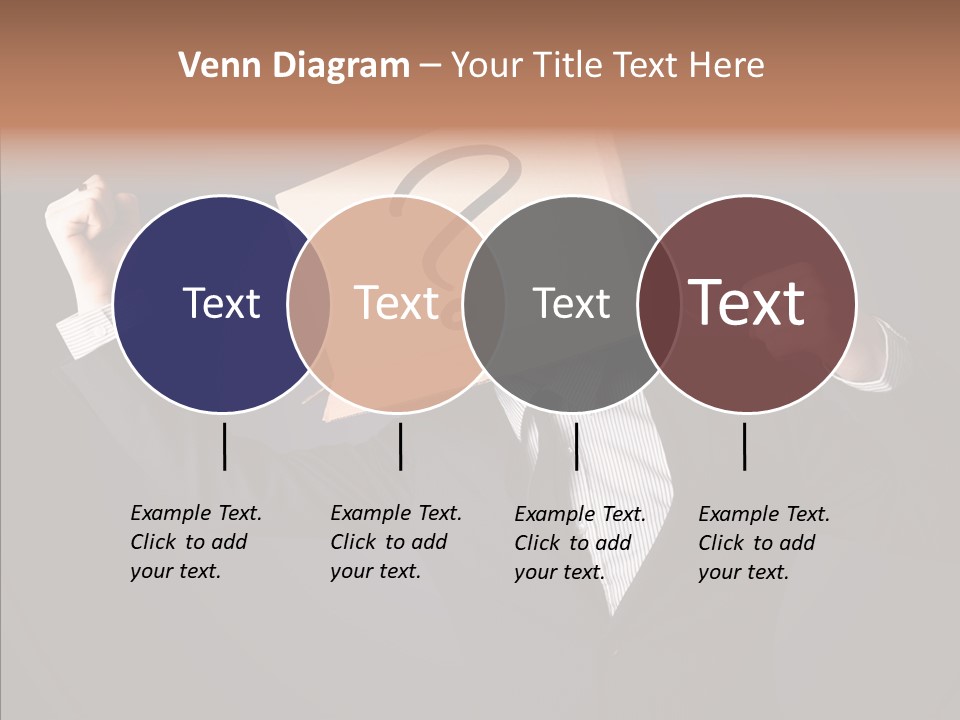 Hiding Drawn Doubt PowerPoint Template
