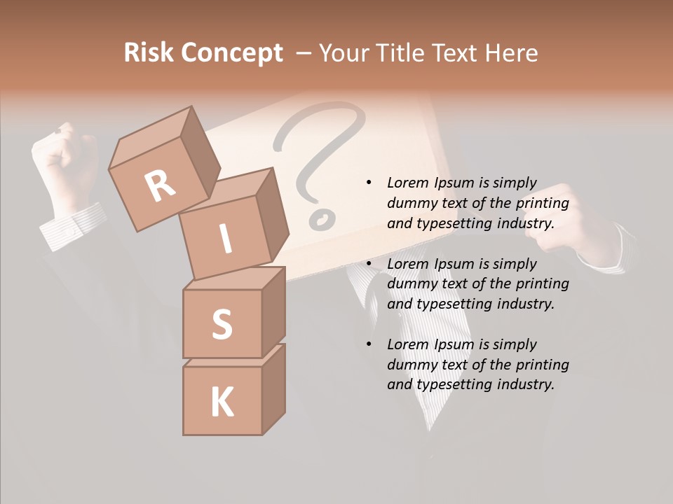 Hiding Drawn Doubt PowerPoint Template