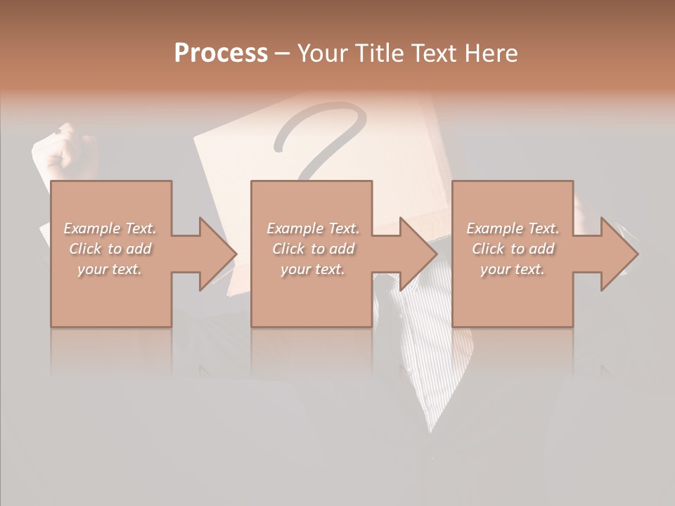Hiding Drawn Doubt PowerPoint Template