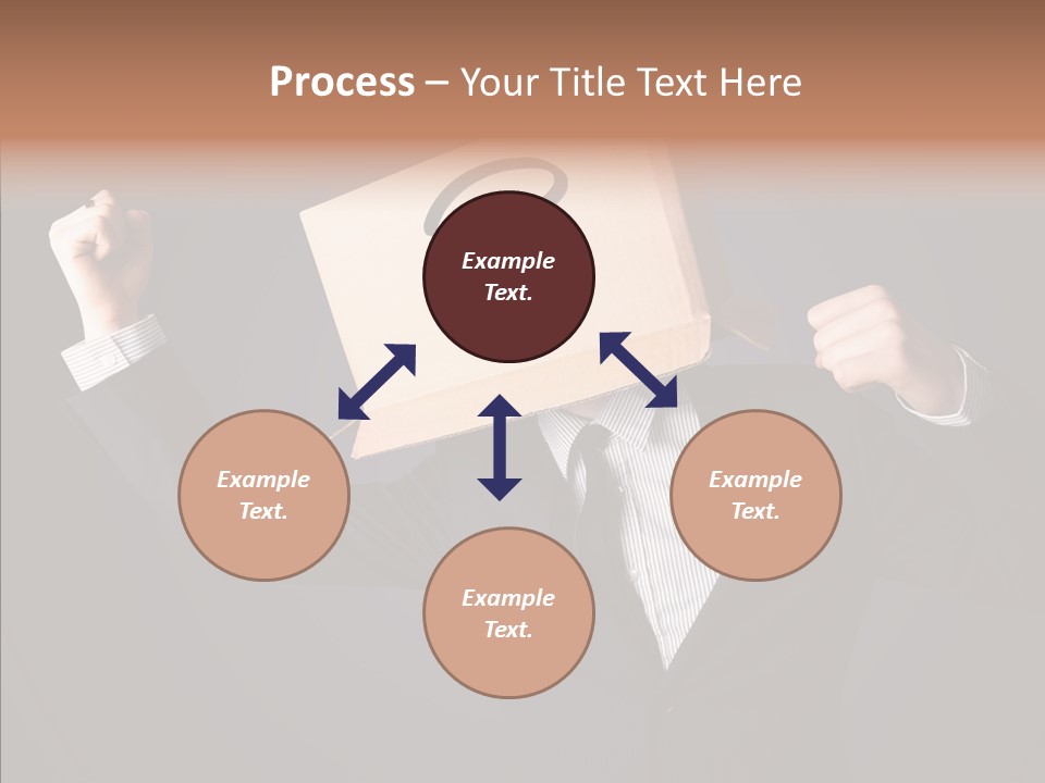 Hiding Drawn Doubt PowerPoint Template