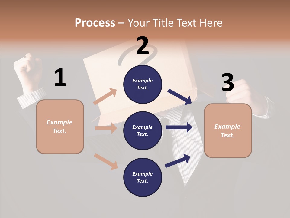 Hiding Drawn Doubt PowerPoint Template