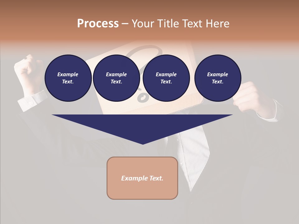Hiding Drawn Doubt PowerPoint Template