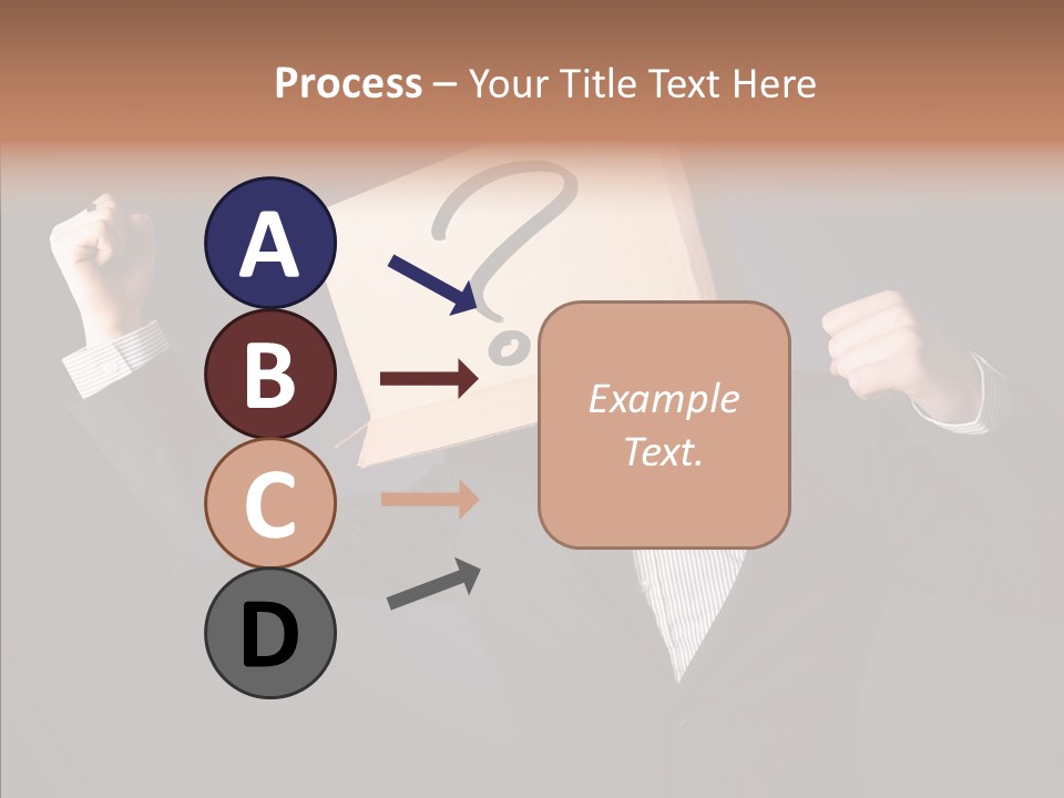 Hiding Drawn Doubt PowerPoint Template