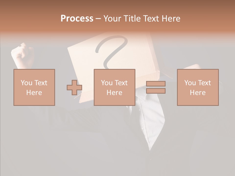 Hiding Drawn Doubt PowerPoint Template