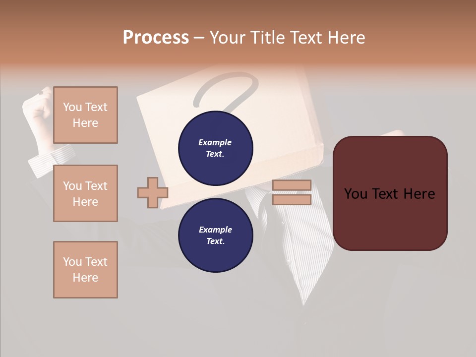 Hiding Drawn Doubt PowerPoint Template