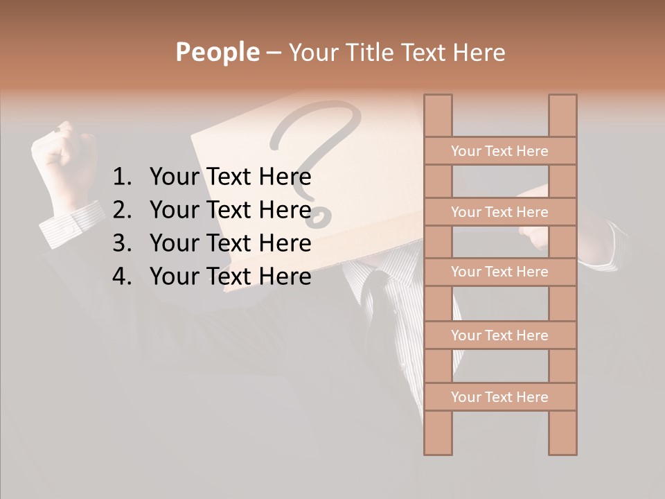 Hiding Drawn Doubt PowerPoint Template